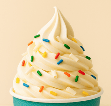 Flavour Bites frozen yogurt with toppings