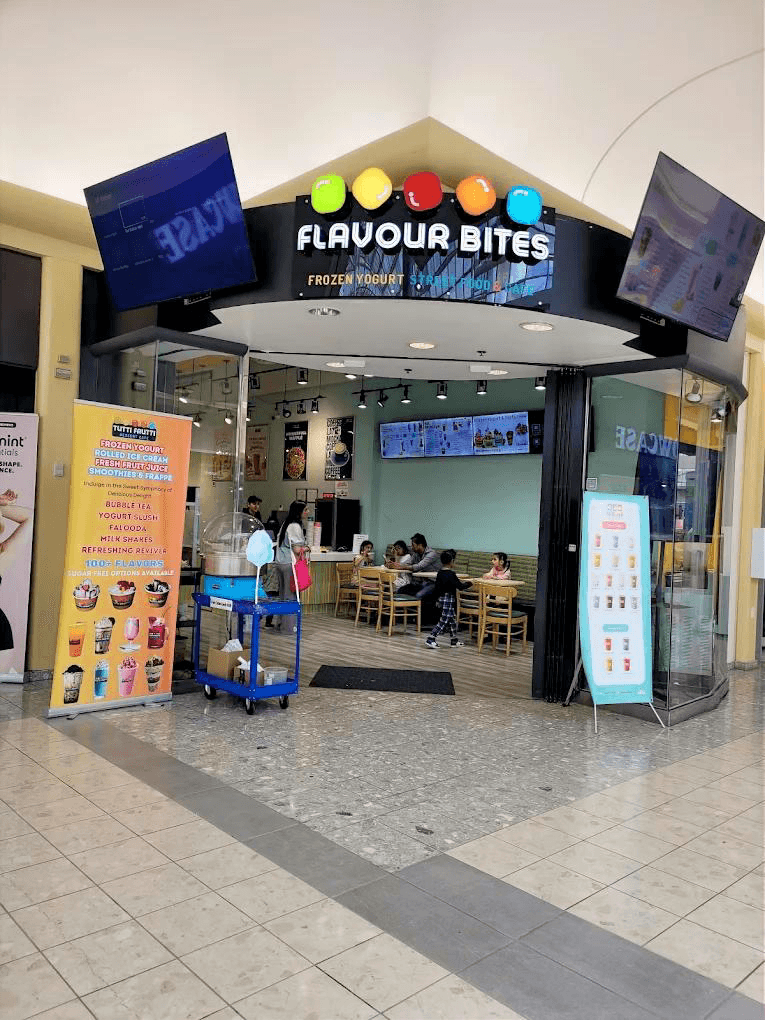 Entrance to Flavour Bites in Edmonton